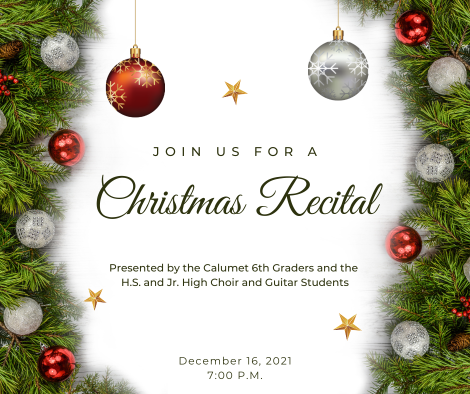 6th -10th Grade Christmas Recital